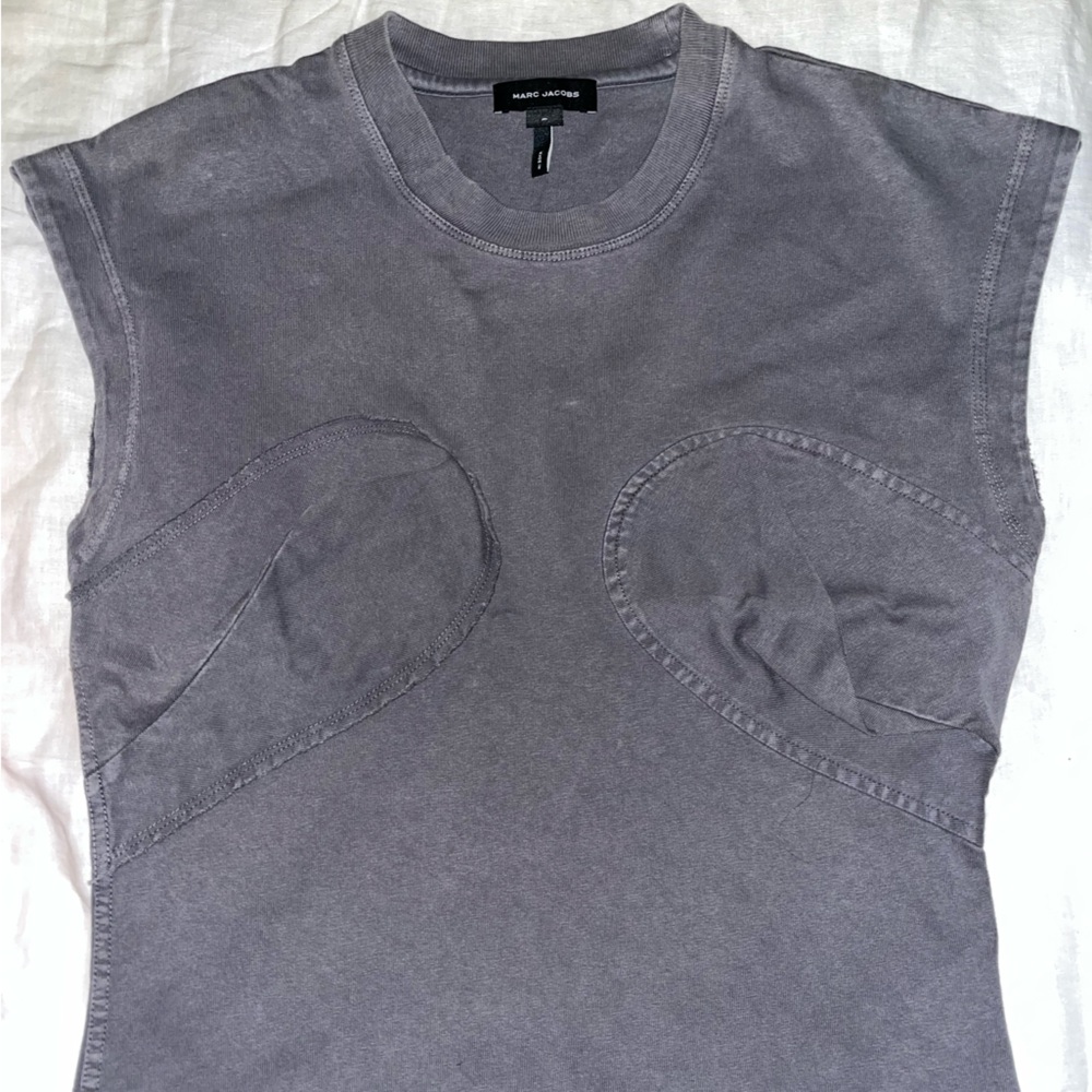 Gray Sleeveless Top